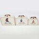 Set de 3 Valisettes Rétros Happy Animals on Bike