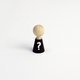 Figurines en Bois Alphabet Pebbles
