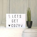 Lightbox Lettres à Personnaliser (format A4)