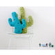 Coussin Cactus en Alpaga - Mint