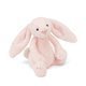 Peluche Lapin Hochet Rose (18 cm)