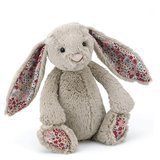 Peluche Lapin Beige Blossom (31 cm)