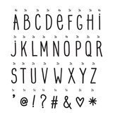 Set de Lettres "Hand Drawn" pour Lightbox