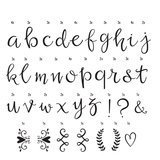 Set de Lettres "Script" pour Lightbox
