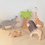 Figurine en Bois - Hippopotame