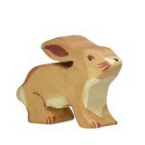 Figurine en Bois - Petit Lapin