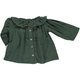 Blouse Col Volant - Sapin