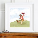 Gravure "The Little Aviator" (25x25cm)