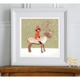 Gravure "Me & My Reindeer" (25x25cm)