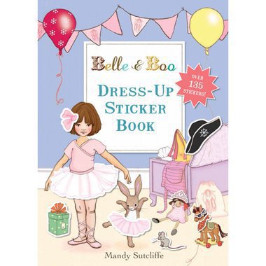 Livre d'Autocollants en Anglais "Dress Up" Belle & Boo