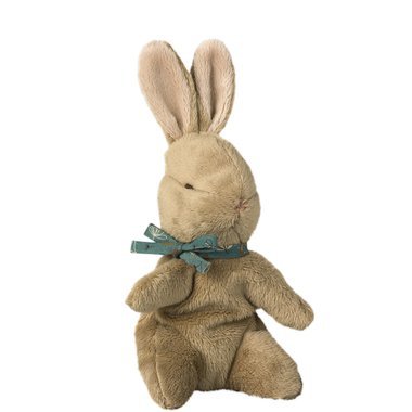 Mini Peluche "Baby Bunny" Ruban Bleu