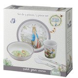 Coffret Repas 5 pièces Peter Rabbit - Taupe