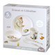 Coffret Repas 5 pièces Ernest et Célestine - Bleu Gris