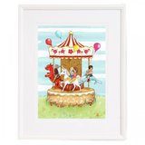 Gravure Belle and Boo "Carnival Carousel" (28x35cm)