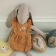 Grand Lapin Bunny Combinaison Ocre - Taille 4 (Maxi)