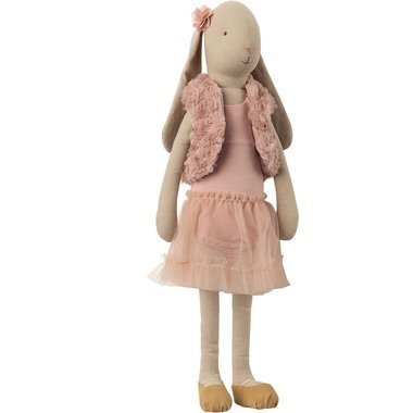 Grand Lapin Bunny Ballerine Rose - Taille 4 (Maxi)