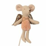 Petite Souris Ange - Rose Tendre