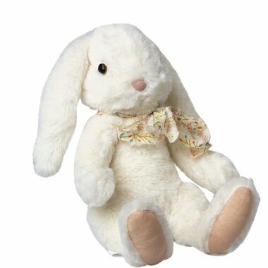 Peluche Lapin Fluffy Bunny (Large) - Blanc