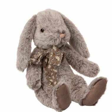 Peluche Lapin Fluffy Bunny (Large) - Gris