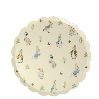 12 Petites Assiettes en carton Peter Rabbit & Friends