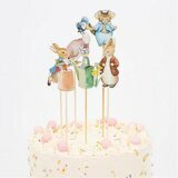 Lot de 6 Cake Toppers Peter Rabbit & Friends