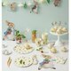 12 Assiettes en carton en forme de Peter Rabbit