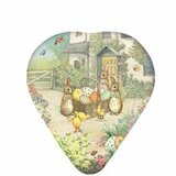 Coeur de Pâques Vintage - Bunnies and Eggs