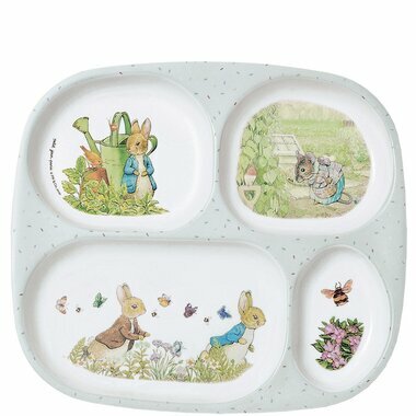 Pierre Lapin Assiette à Compartiments Bébé Peter Rabbit