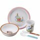 Coffret Repas 5 pièces Peter Rabbit Rose