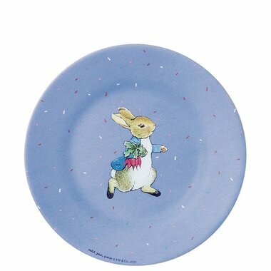 Assiette à Dessert Peter Rabbit Bleue