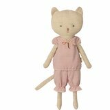 Doudou Chaton Kitten Pyjama Rose - Naturel