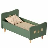 Lit en Bois Vert avec Parure (Mini)