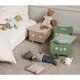 Lit Vintage en Bois Vert pour Teddy Papa