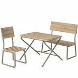 Ensemble de Jardin Table Banc et Chaise (taille Mini 1 et 2)