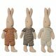 Lapin Garçon Combi Tricot Rayée Bleu Foncé (Micro Rabbit)