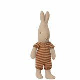 Lapin Garçon Combi Tricot Rayée Ocre (Micro Rabbit)