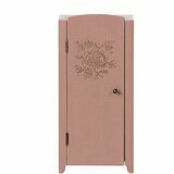 Mini Armoire Vintage en Bois - Rose Clair (taille Mini)