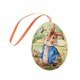 Set de 4 Petits Oeufs de Pâques Peter Rabbit en Métal à Suspendre