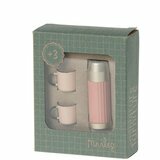 Thermos et Tasses Miniatures - Rose Corail