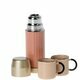 Thermos et Tasses Miniatures - Rose Corail