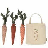 Mini Carottes en Tissu dans Sac Shopping