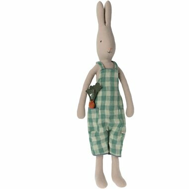 Lapin Rabbit Salopette Vichy Verte - Taille 3 (Medium)