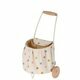 Chariot Miniature pour Doudous - Pois Multicolores