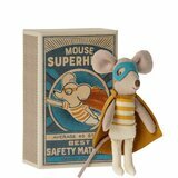 Souris Super-Héros Petit Frère dans sa Boite