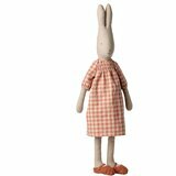 Grand Lapin Rabbit Robe Vichy Rose - Taille 5 (Mega)