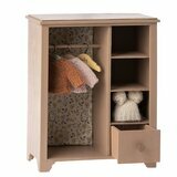 Mini Armoire Penderie Vintage en Bois - Powder (Large)