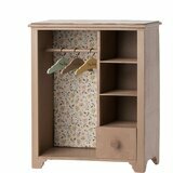 Mini Armoire Penderie Vintage en Bois - Powder (Large)