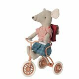 Souris Grande Soeur Tricycle - Cartable Rouge