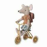 Tricycle pour Souris avec son Abri - Ocre