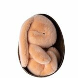 Peluche Lapin Bunny dans son Oeuf - Corail